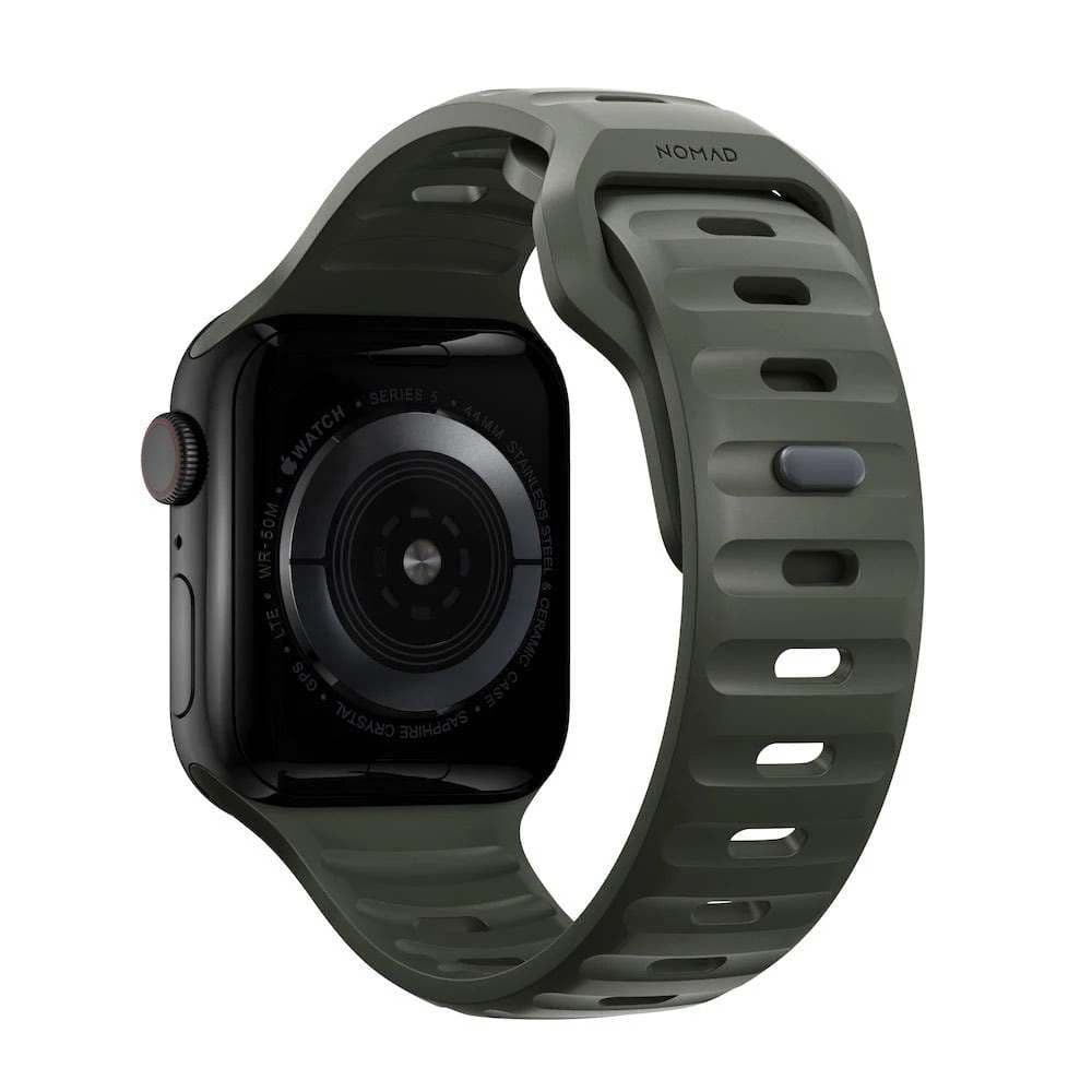 Řemínek pro Apple Watch 42/44/45/49 mm Nomad Sport Strap - zelený - náhled 3