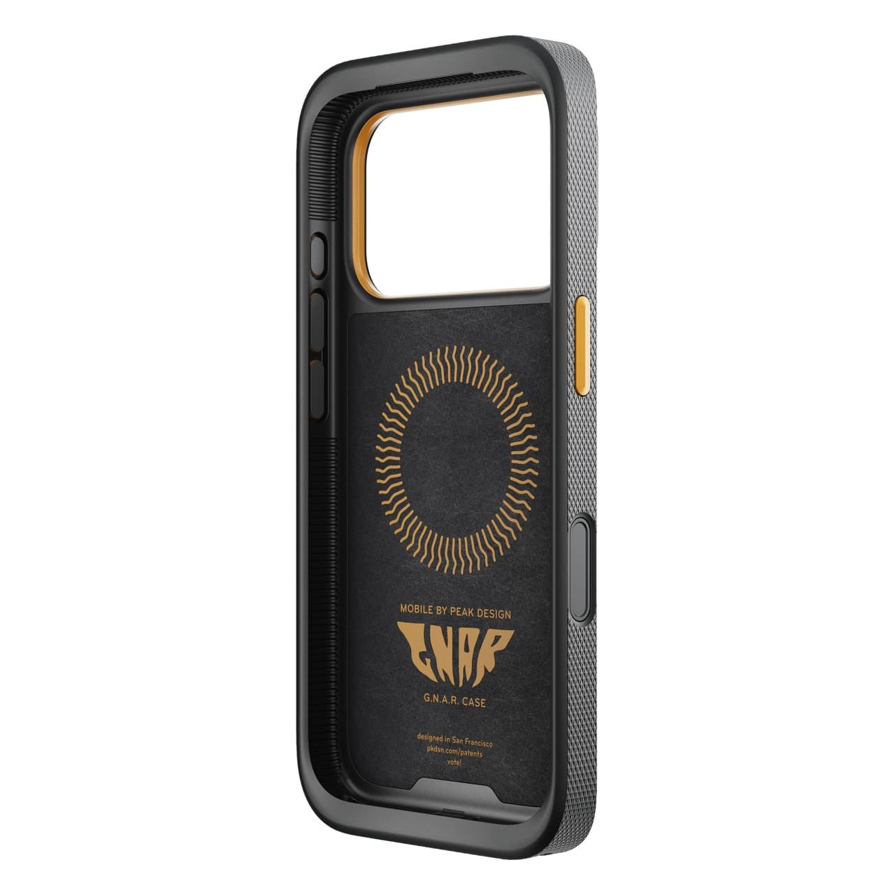 Kryt pro iPhone 17 Pro Peak Design Mobile GNAR Case - černý - náhled 4