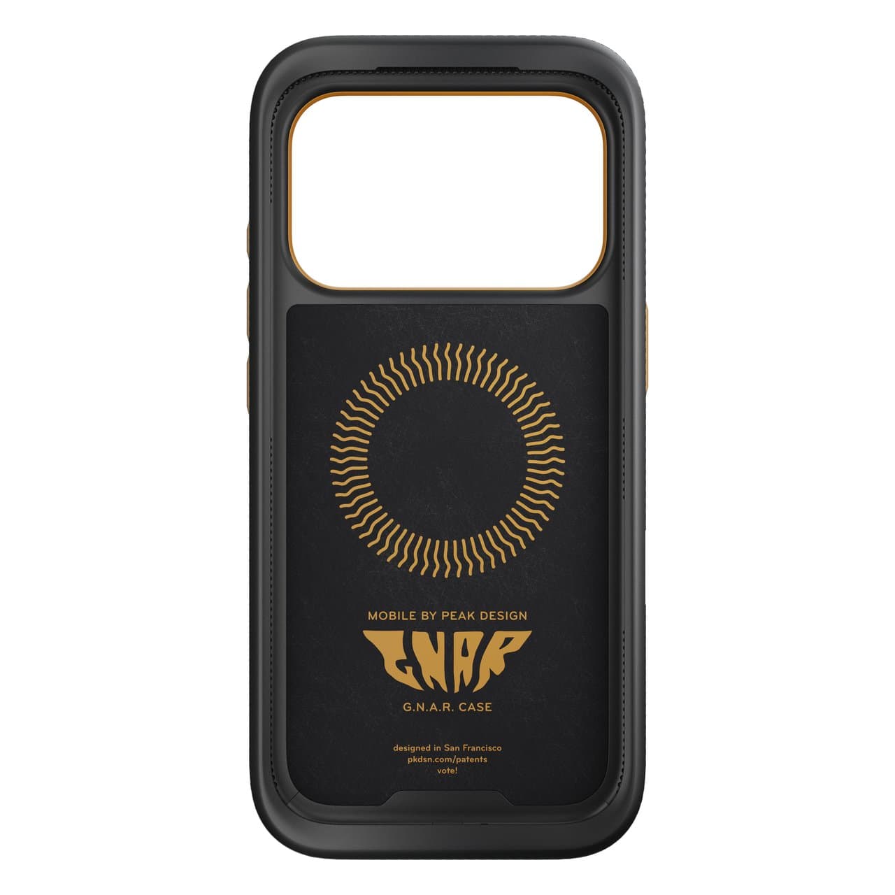 Kryt pro iPhone 17 Pro Peak Design Mobile GNAR Case - černý - náhled 5