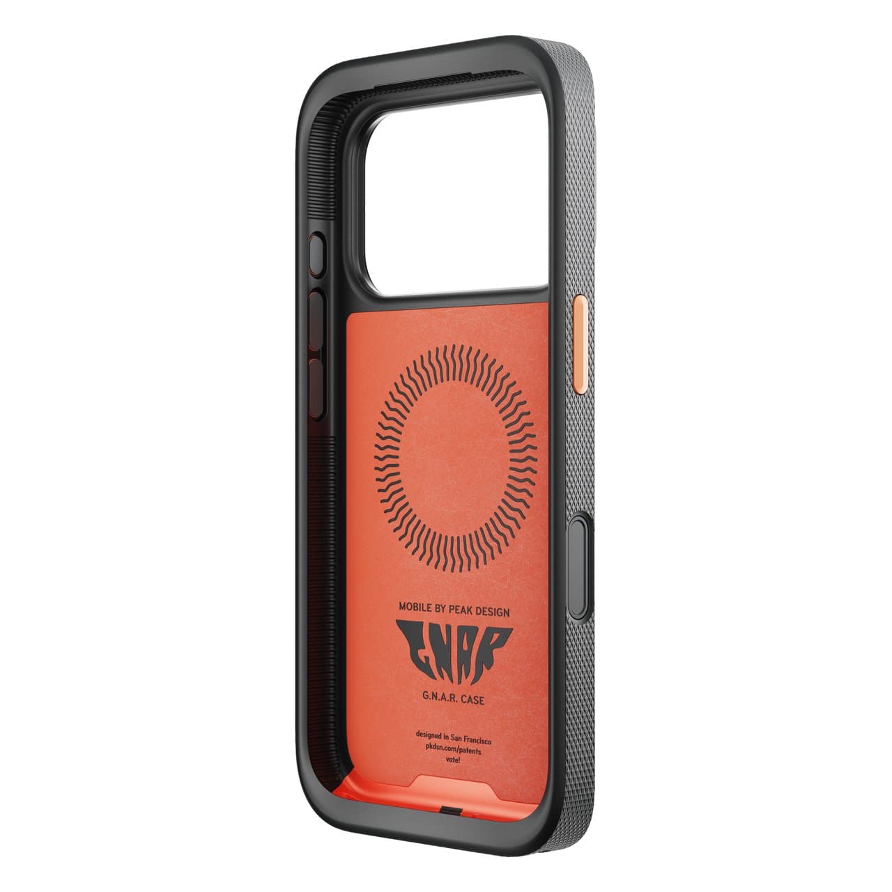 Kryt pro iPhone 17 Pro Peak Design Mobile GNAR Case - korálově červený - náhled 4