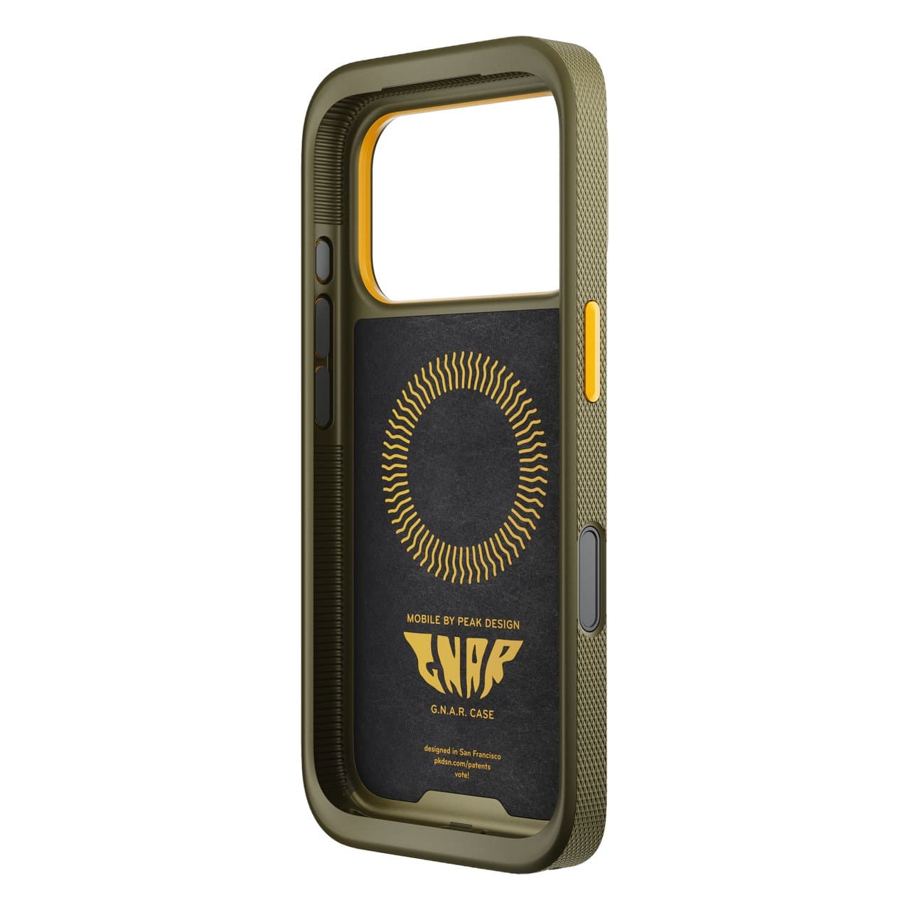 Kryt pro iPhone 17 Pro Peak Design Mobile GNAR Case - pískově hnědý - náhled 4