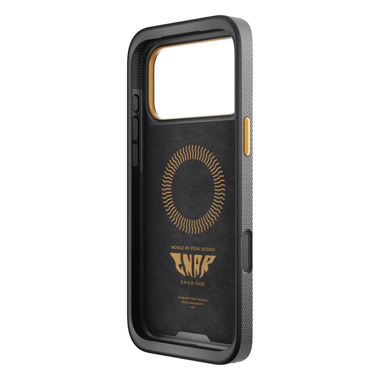 Kryt pro iPhone 17 Pro Max Peak Design Mobile GNAR Case - černý - náhled 4
