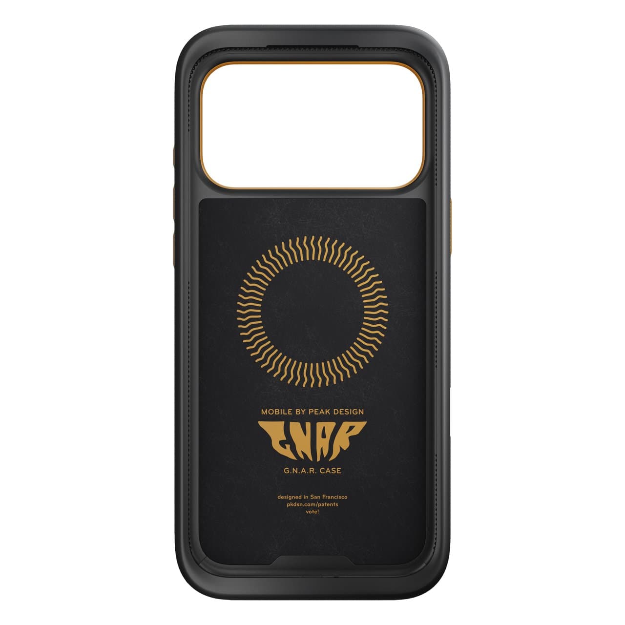 Kryt pro iPhone 17 Pro Max Peak Design Mobile GNAR Case - černý - náhled 5