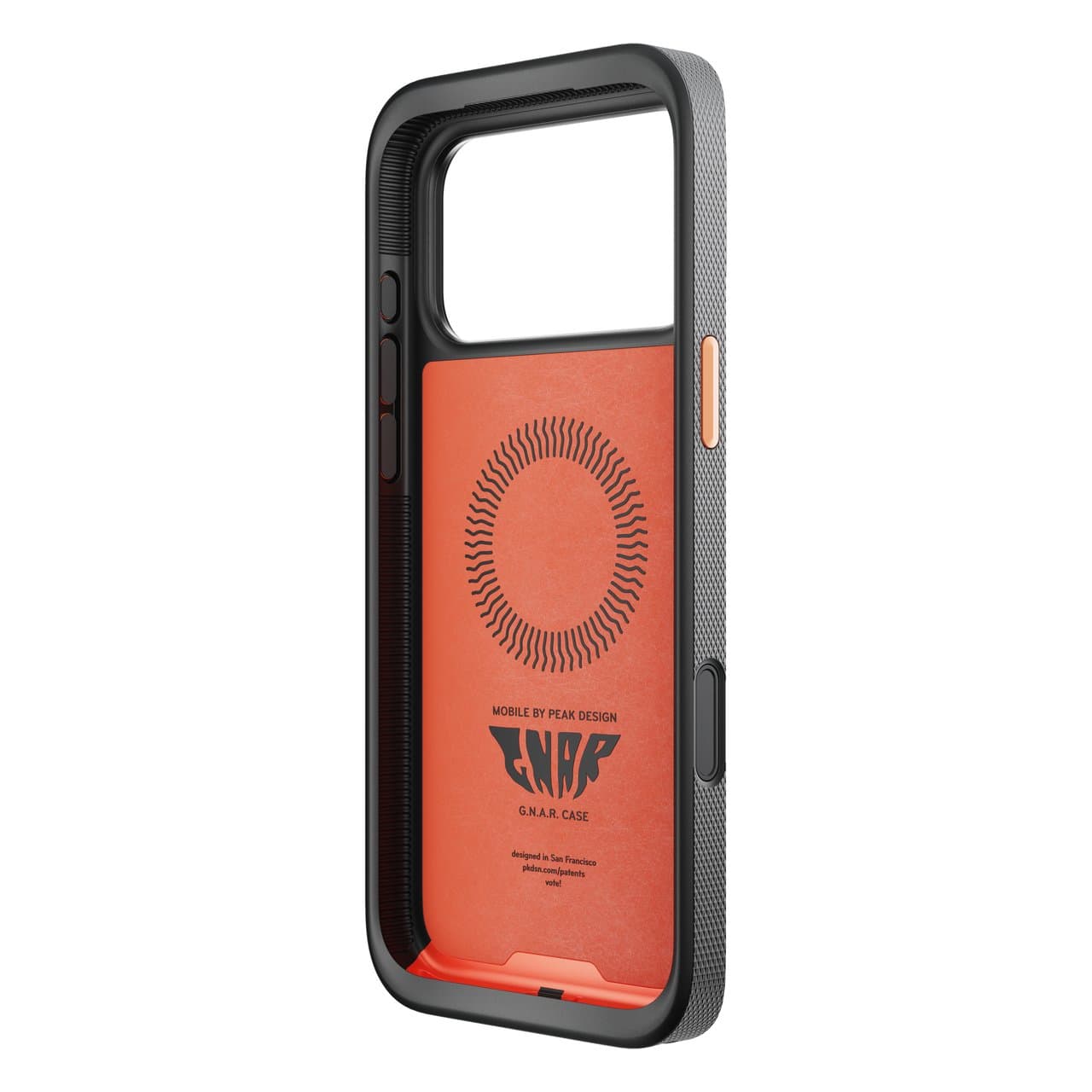 Kryt pro iPhone 17 Pro Max Peak Design Mobile GNAR Case - korálově červený - náhled 4