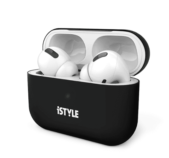 Silikonový obal na AirPods 3. generace iSTYLE - černý - náhled 4