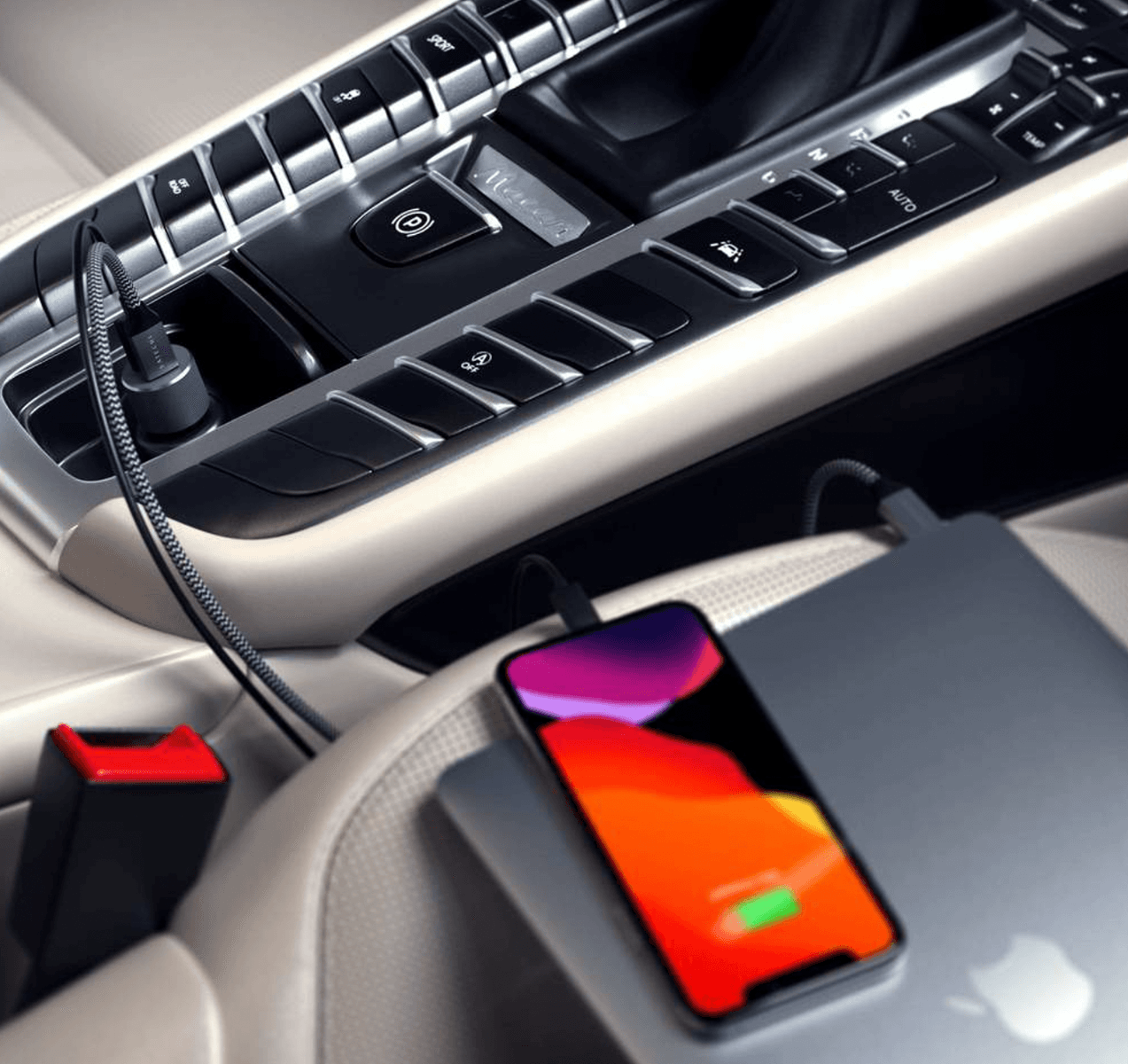 72W USB-C PD nabíječka do auta Satechi - vesmírně šedá - náhled 4